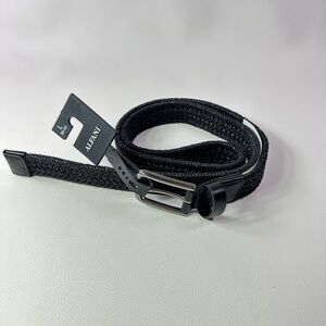 NEW Men’s Alfani Woven Black Belt SZ L 38-40